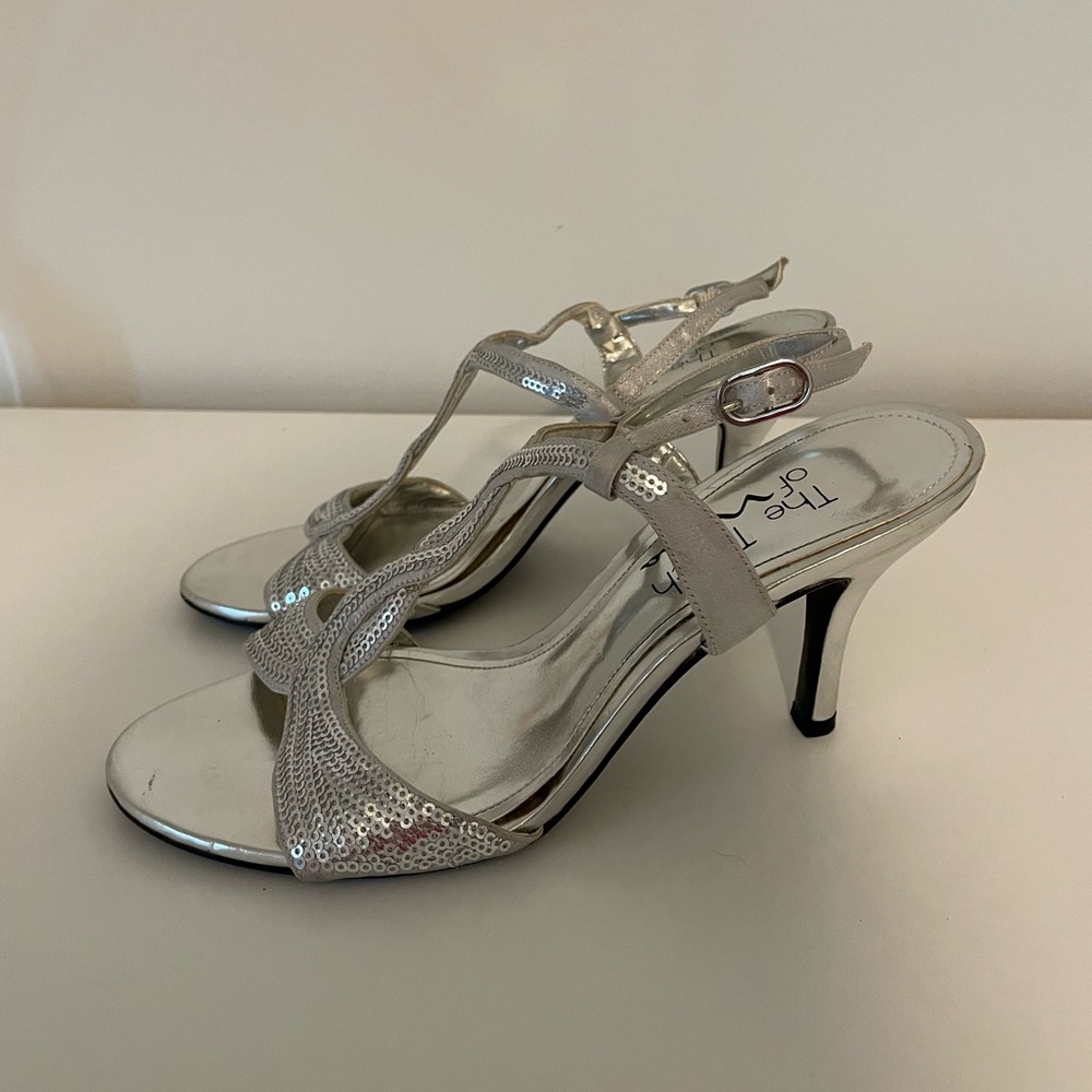 Silver heels